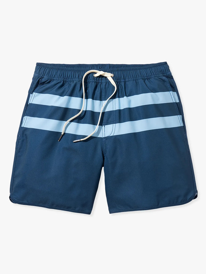 Fair Harbor Men's The Anchor Trunk Apparel Fair Harbor Light Blue Stripe Small 6"