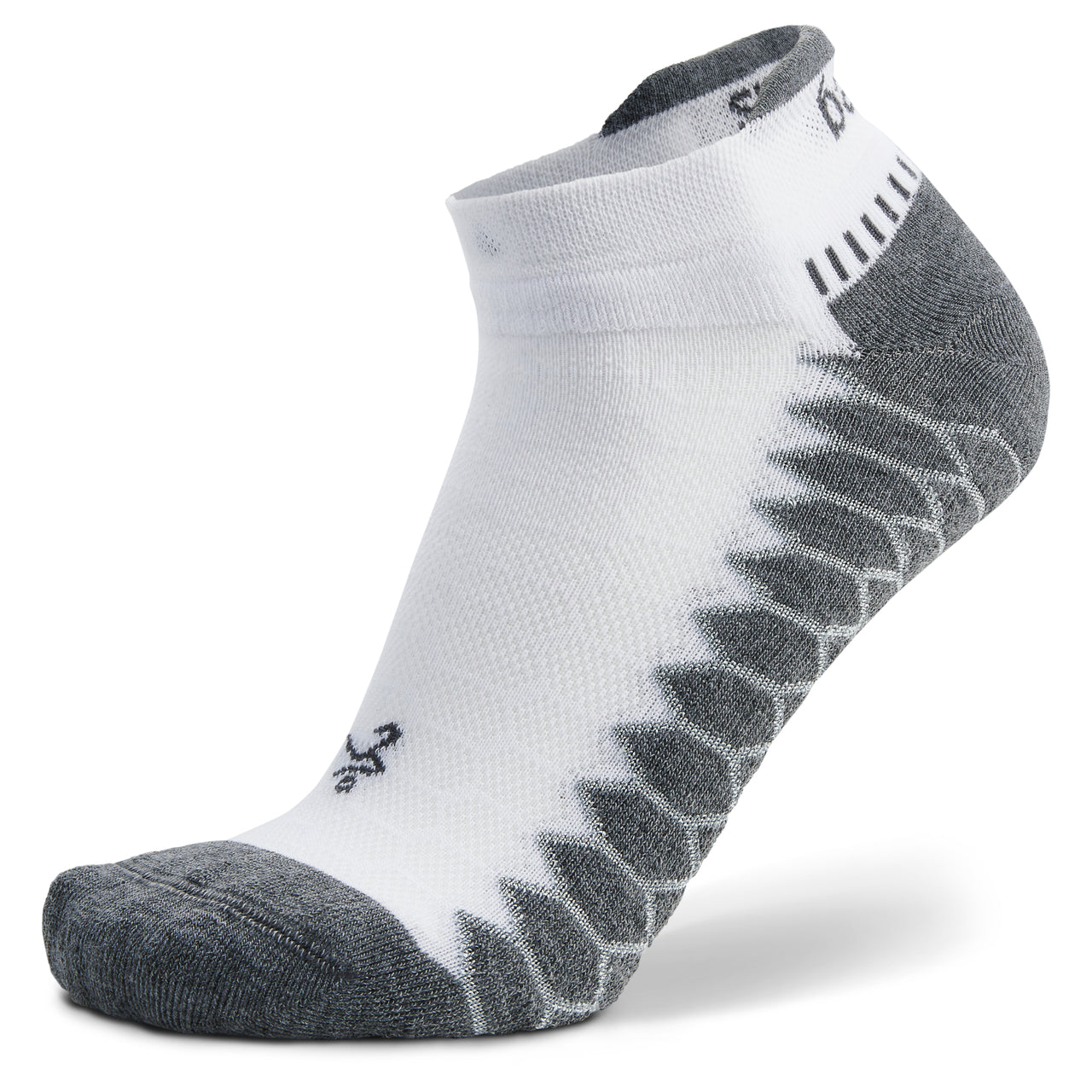 Balega Silver No Show Tab Apparel Balega White-2332 XLarge