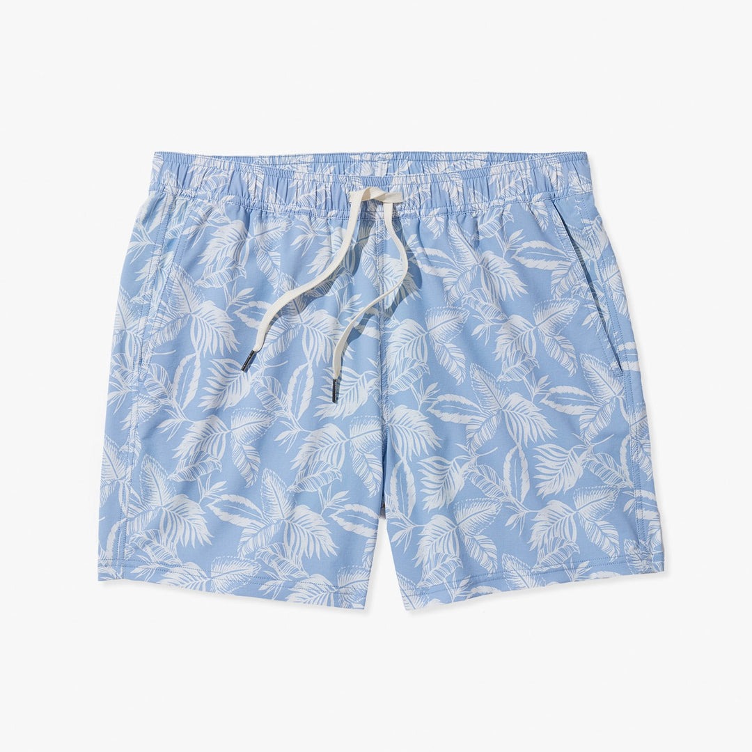 Fair Harbor Men's Bungalow Short Apparel Fair Harbor Sky Blue Leaves Small 