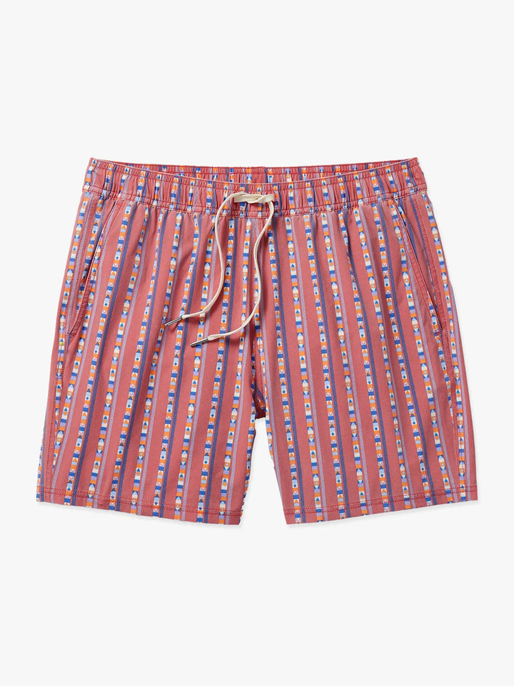Fair Harbor Men's Bungalow Short Apparel Fair Harbor Red Sailing Stripe Small