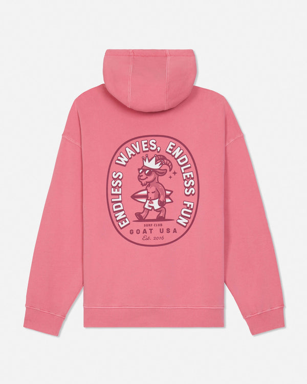 Goat USA Youth Sunwashed Endless Waves Hoodie Apparel Goat USA Salmon Youth XSmall