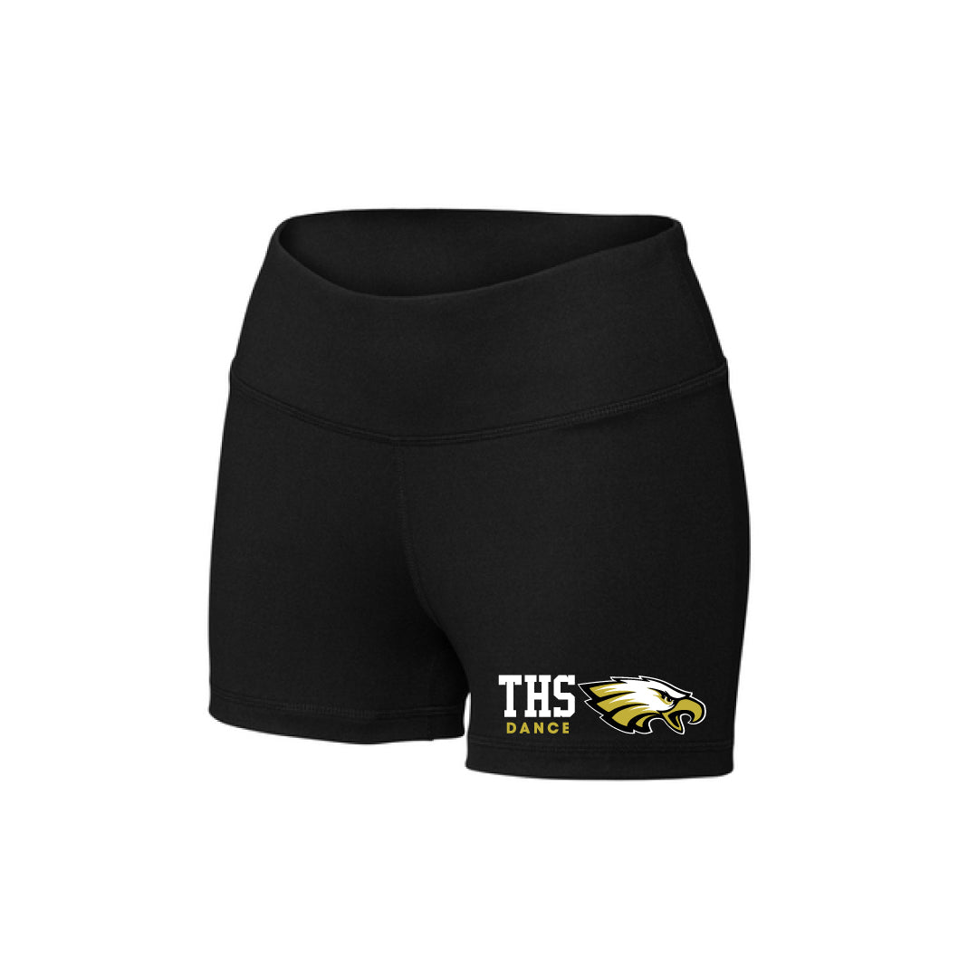 THS Dance Biker Short Logowear Trumbull Dance Team