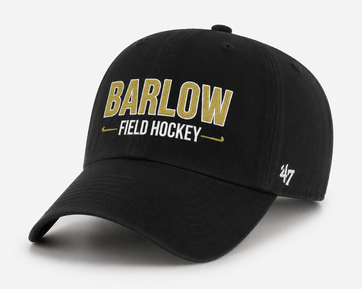 Barlow Field Hockey Baseball Hat Logowear Barlow Field Hockey Black