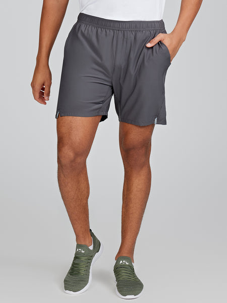 Tasc Men's Recess 7" 2-in-1 Short v2 Apparel Tasc Dark Alloy-033 Small 