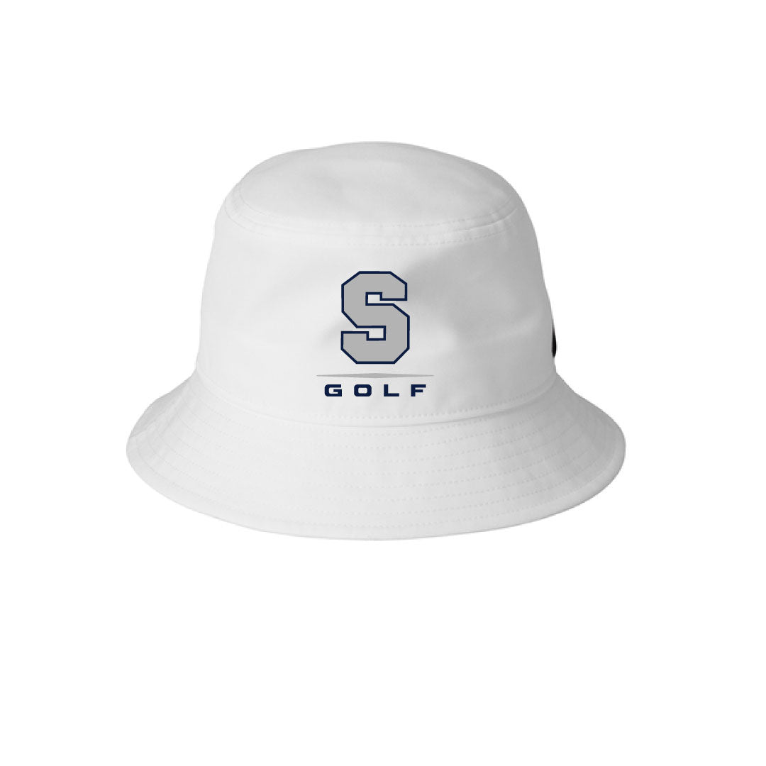 Staples Boys Golf Bucket Hat Logowear Staples Boys Golf White