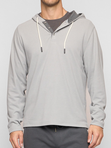 Fundamental Coast Men's Lido Henley Hoodie