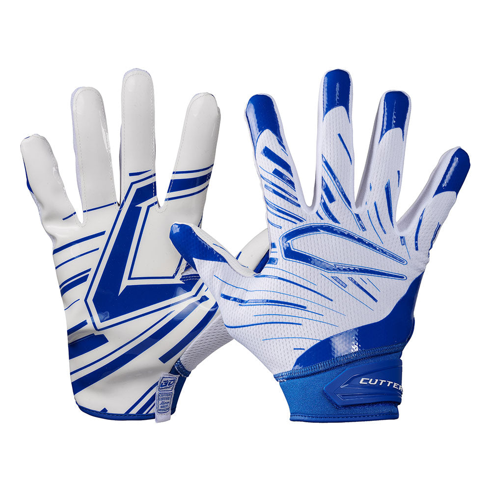 Cutters Youth Game Day Pro Receiver Gloves Accessories United Sports Brands White/Royal XSmall