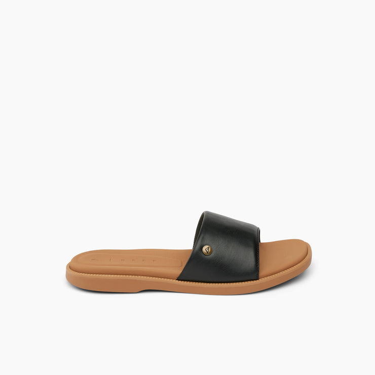 Reef Womens Sunny Arrianah Footwear Reef Black/Tan 5