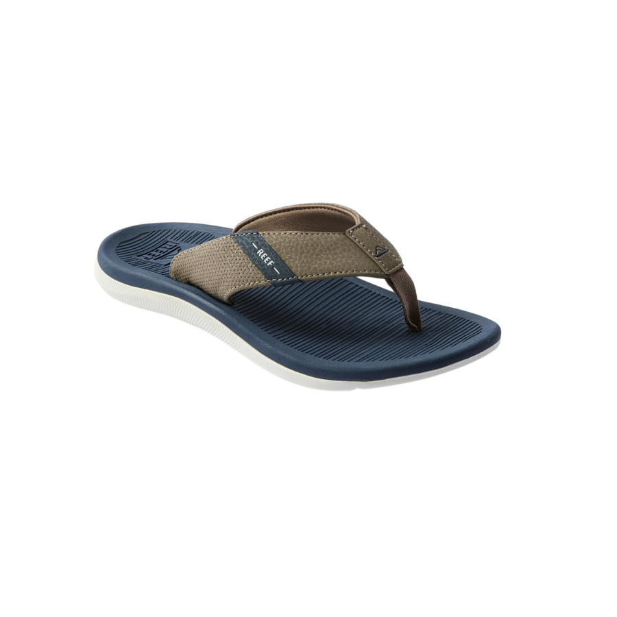 Reef Kids' Santa Ana Footwear Reef Navy/Khaki 13