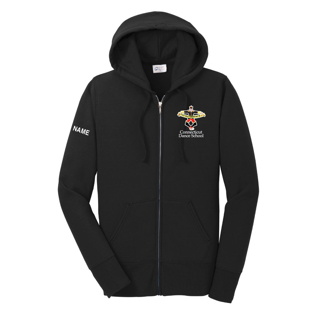CT Dance Nutcracker Full Zip Hoodie Logowear Connecticut Dance School