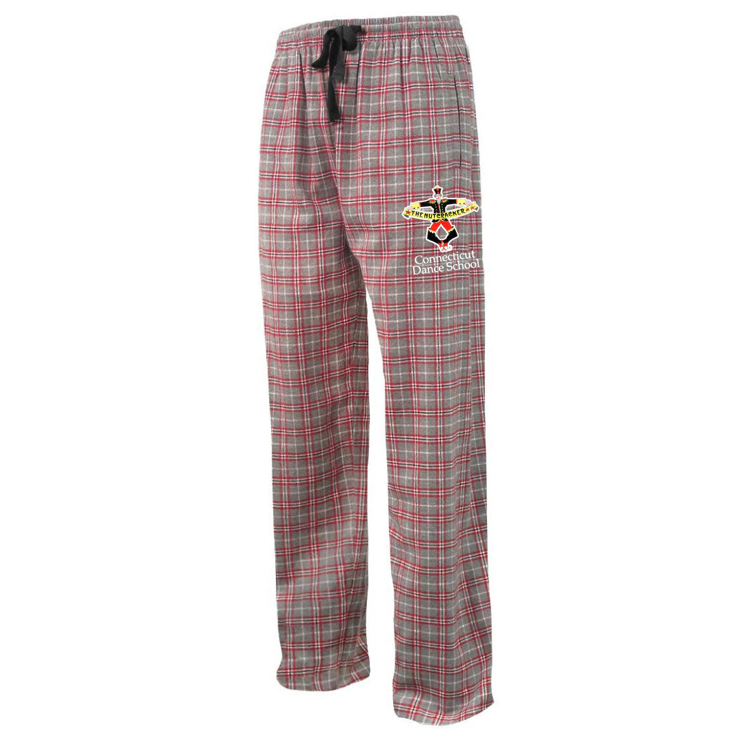 CT Dance Nutcracker Flannels Logowear Connecticut Dance School Grey/Red Youth S