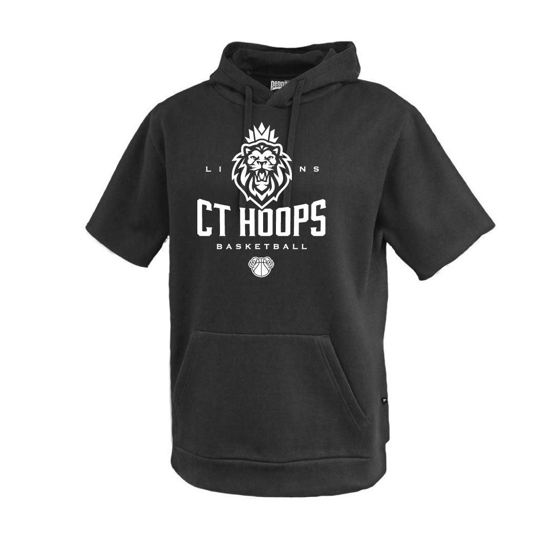 CT Hoops Basketball Fleece Short Sleeve Hoodie