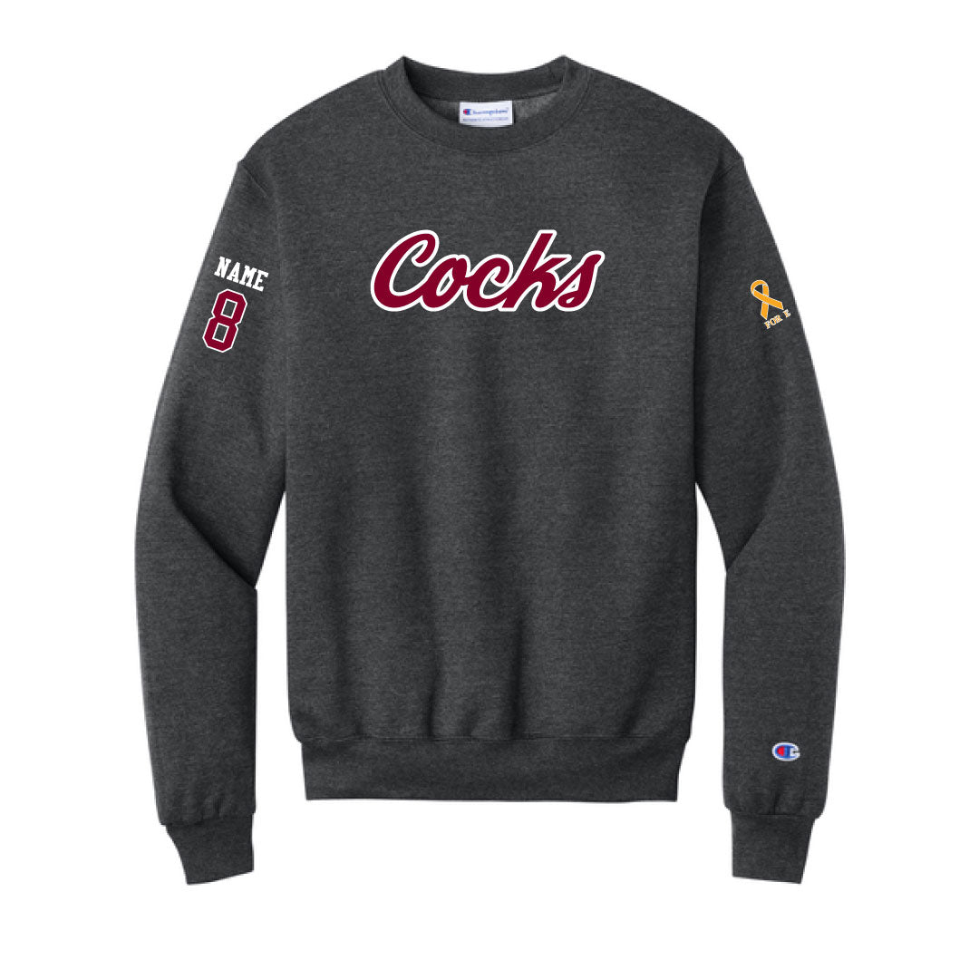 USC Rugby Charcoal Champion Crewneck Sweatshirt