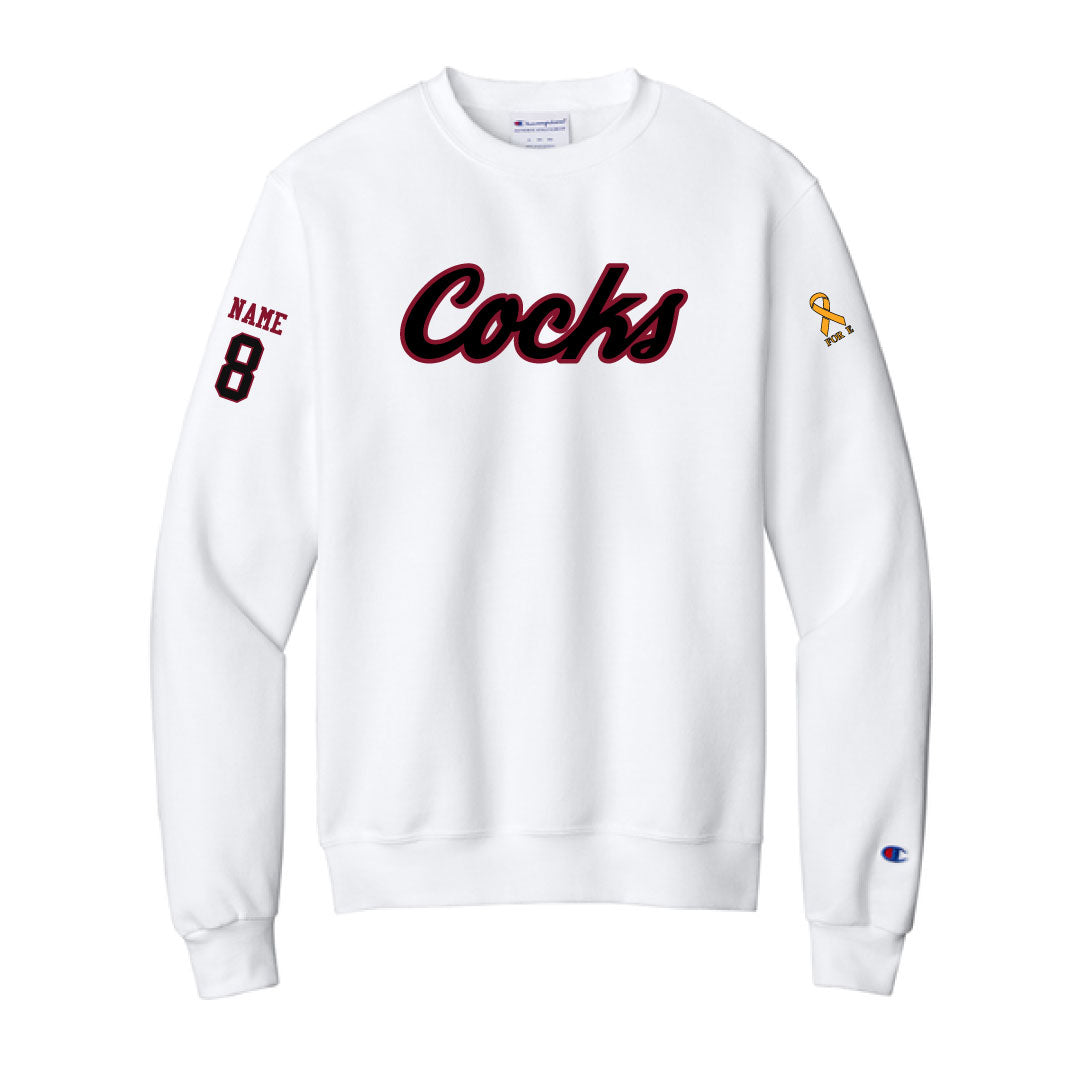 USC Rugby White Champion Crewneck Sweatshirt