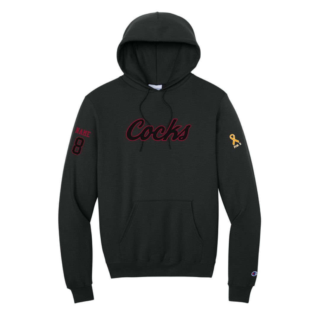 USC Rugby Black Champion Hooded Sweatshirt