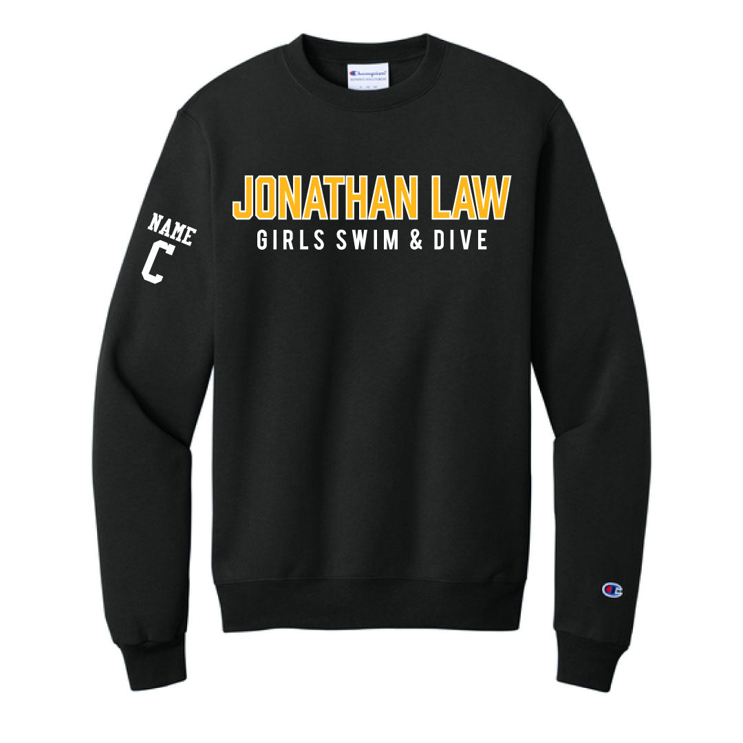 LAW Girls Swim & Dive Crewneck Sweatshirt