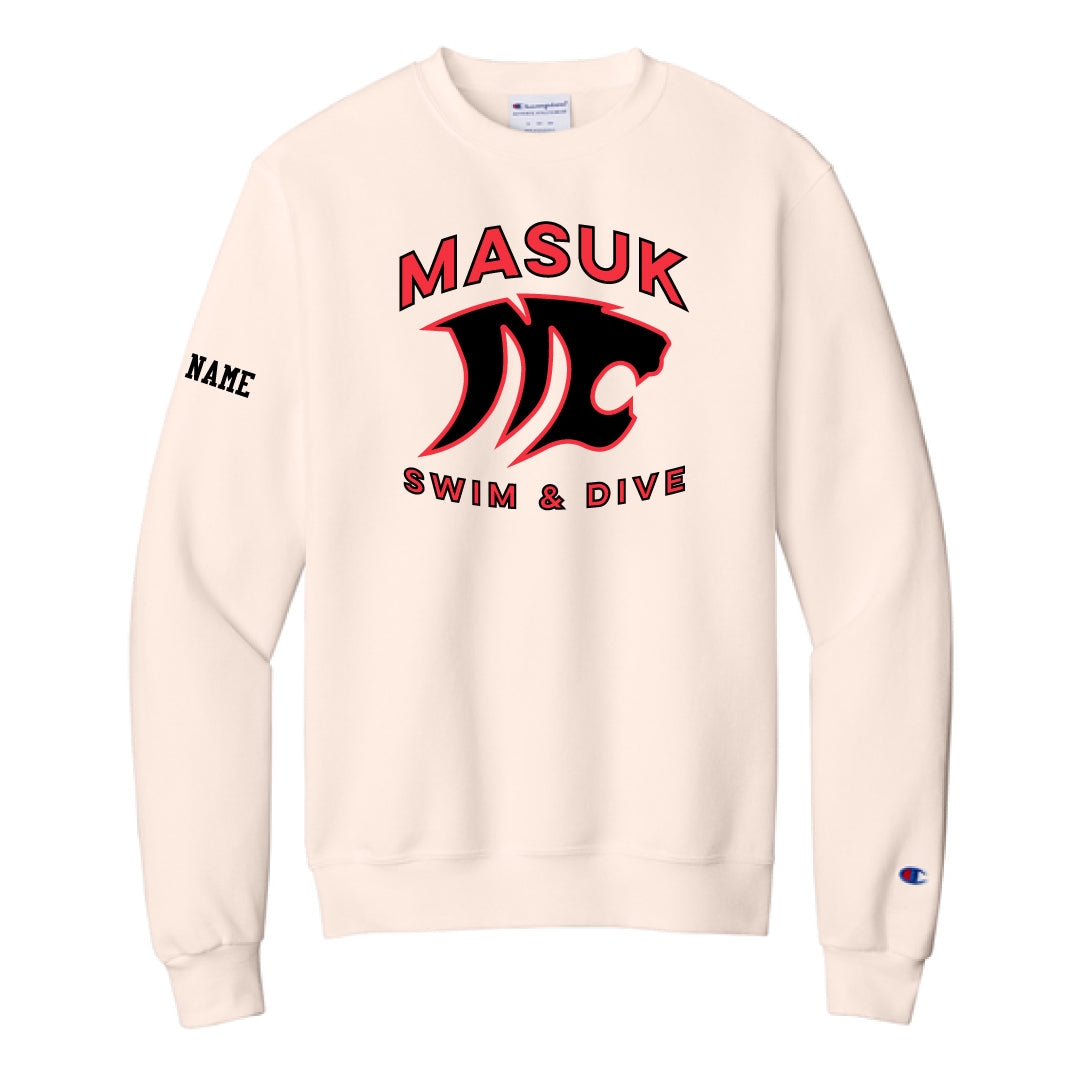 Masuk Girls Swim & Dive Champion Crewneck Sweatshirt