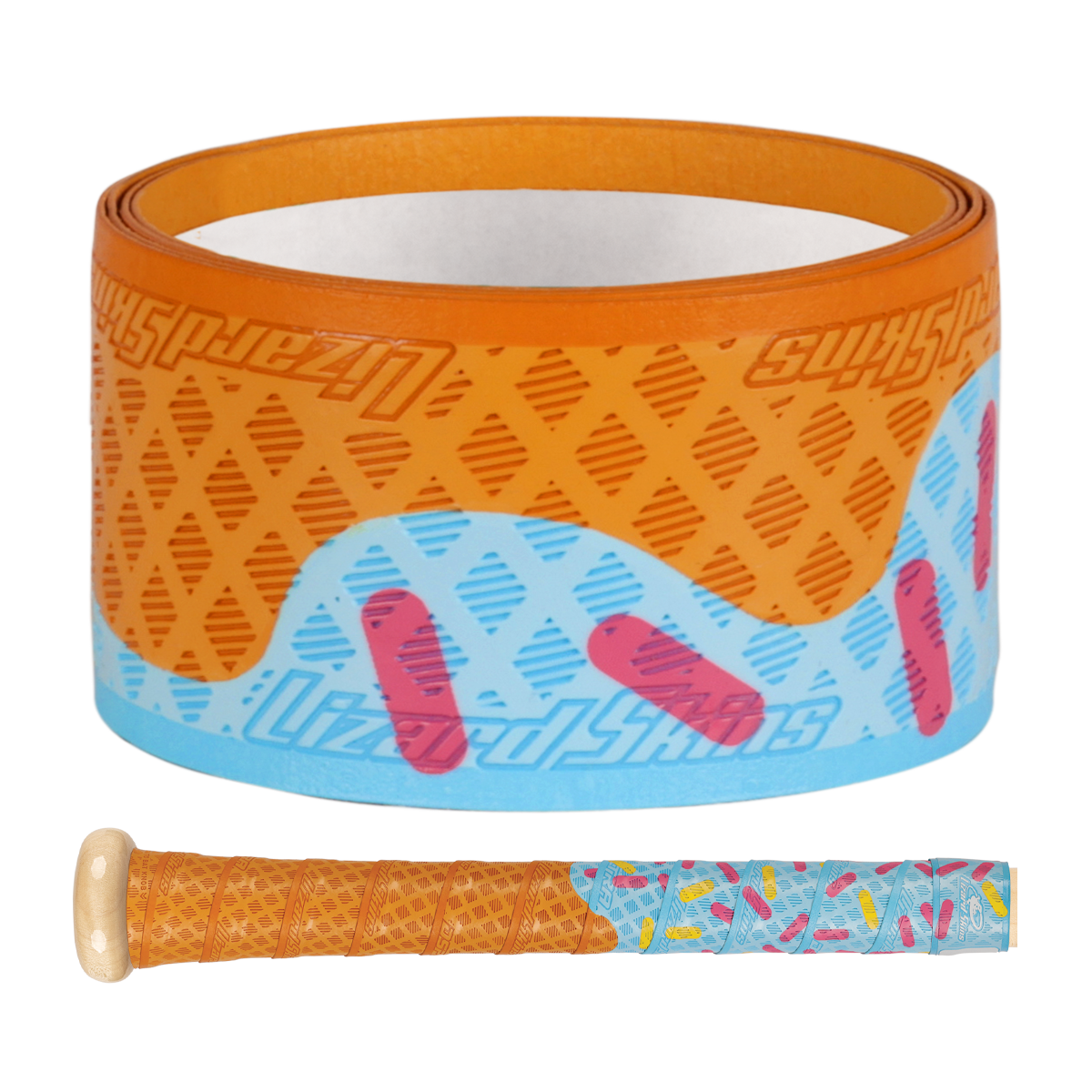 Lizard Skins DSP Ultra Bat Grip-Prints Accessories Lizard Skins Blue Scoop 1.1mm