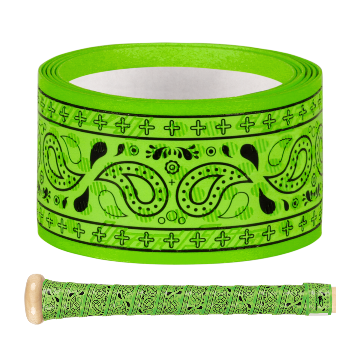 Lizard Skins DSP Ultra Bat Grip-Prints Accessories Lizard Skins Green Bandit 1.1mm