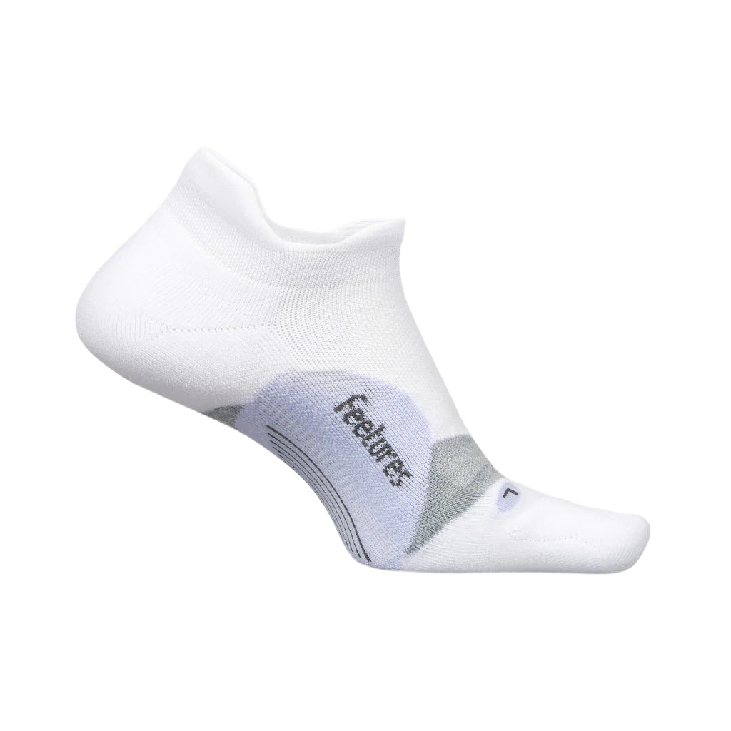 Feetures Elite Light Cushion No Show Tab Apparel Feetures White Lilatech Small