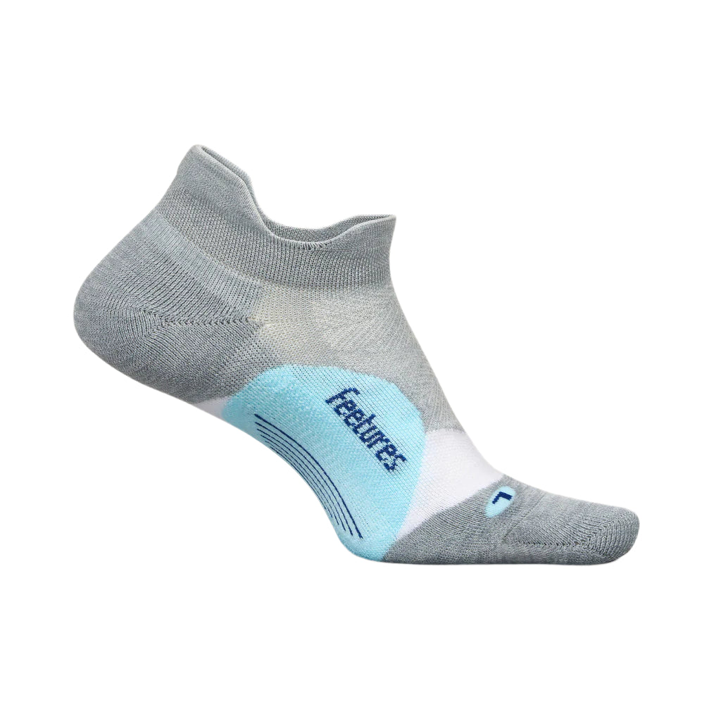 Feetures Elite Light Cushion No Show Tab Apparel Feetures Gray Sky Small