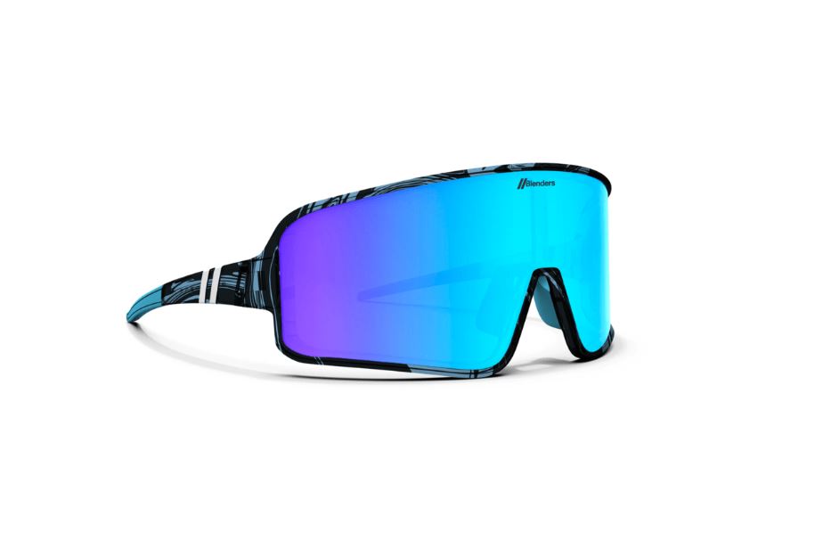 Blenders Eclipse Small Sunglasses Accessories Blenders Blue Print/Light Blue