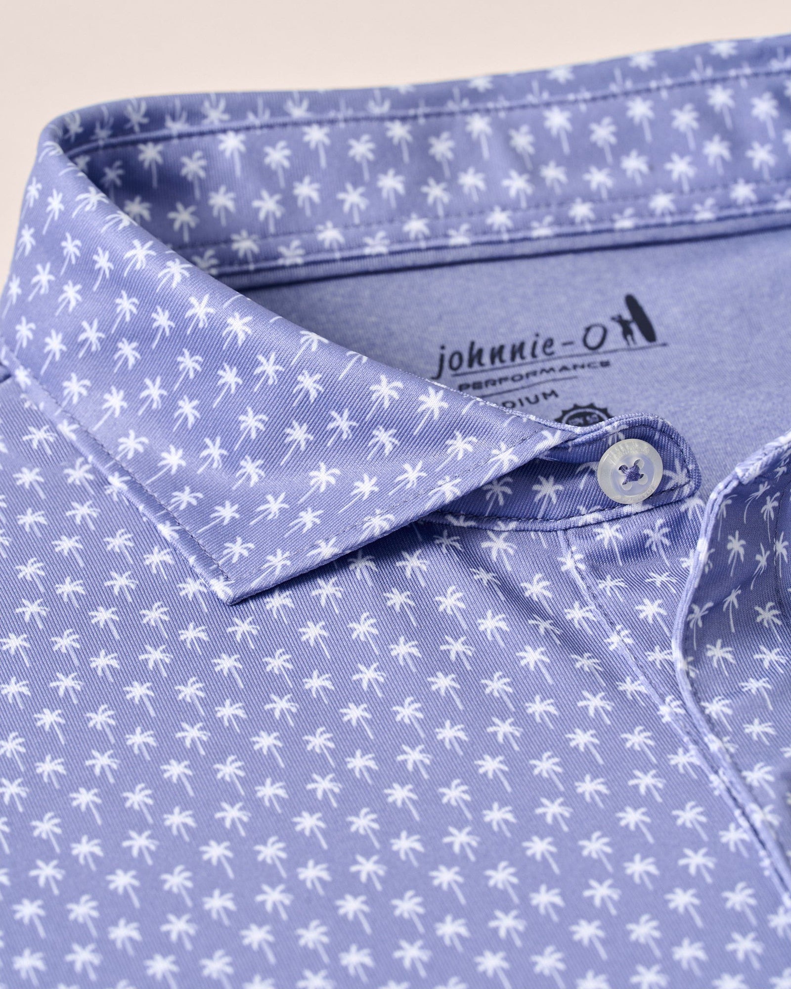 Johnnie-O Men's Areca Palm Performance Jersey Polo Apparel Johnnie-O