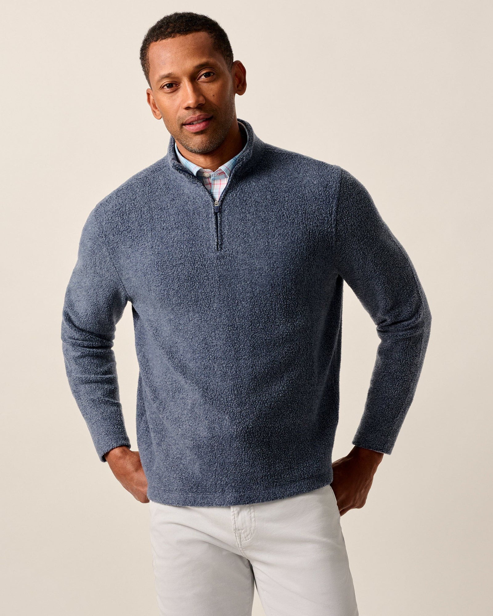 Johnnie-O Men's Dion Sherpa 1/4 Zip Pullover