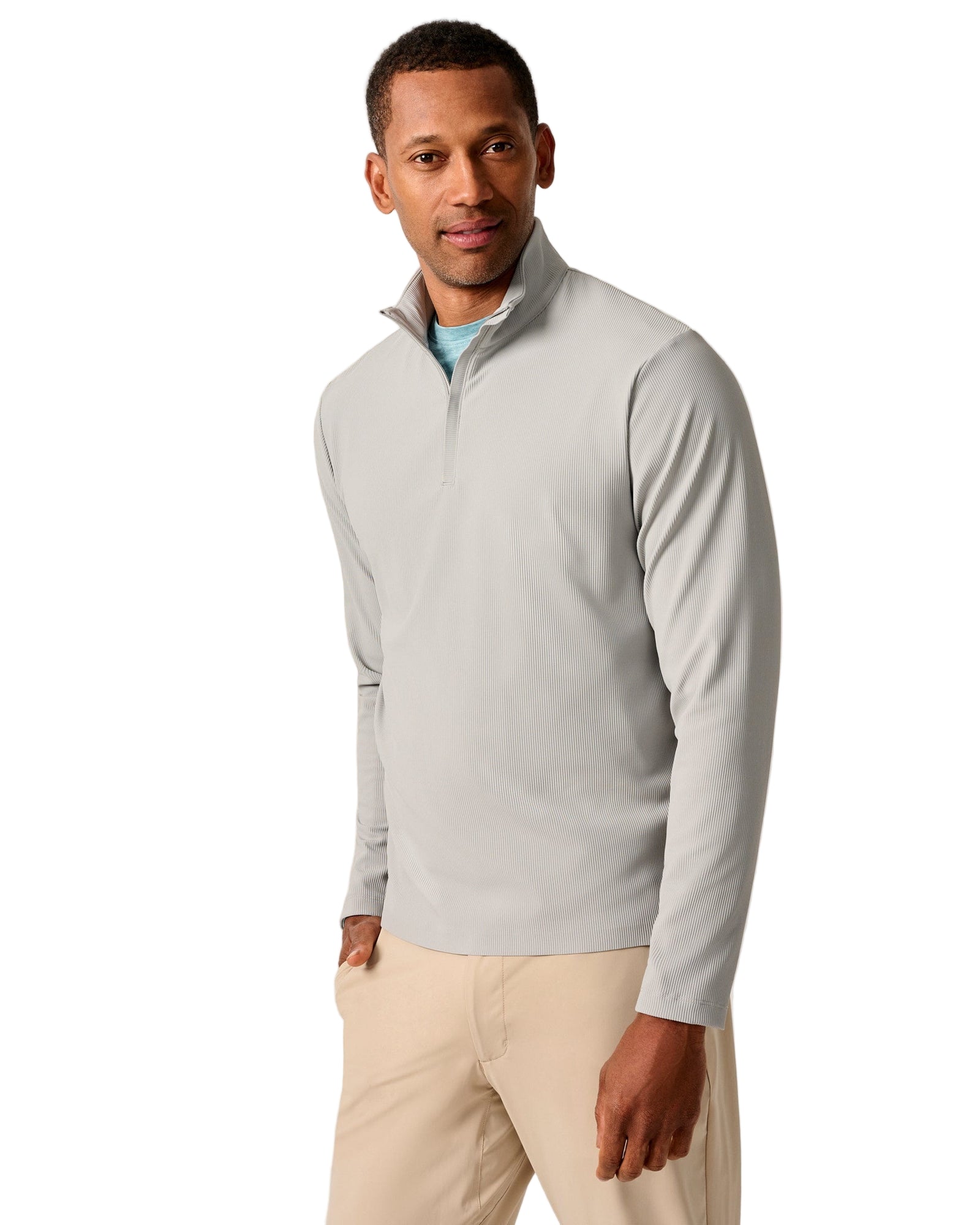 Johnnie-O Men's Hoppin Quarter-Zip Pullover Apparel Johnnie-O Seal Small