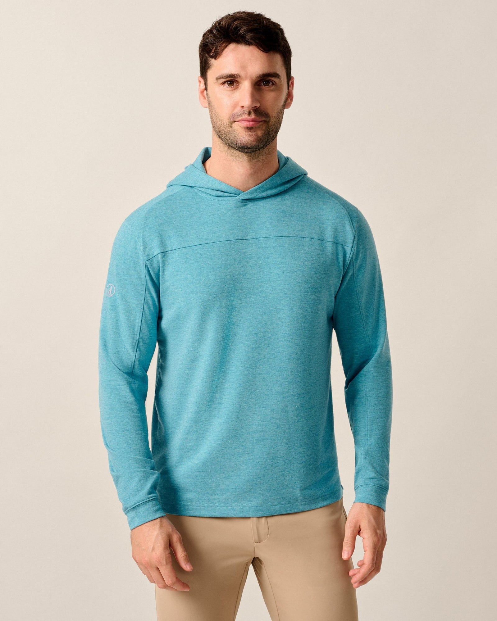 Johnnie-O Men's Remmy Lightweight Performance Hoodie Apparel Johnnie-O Haze Small