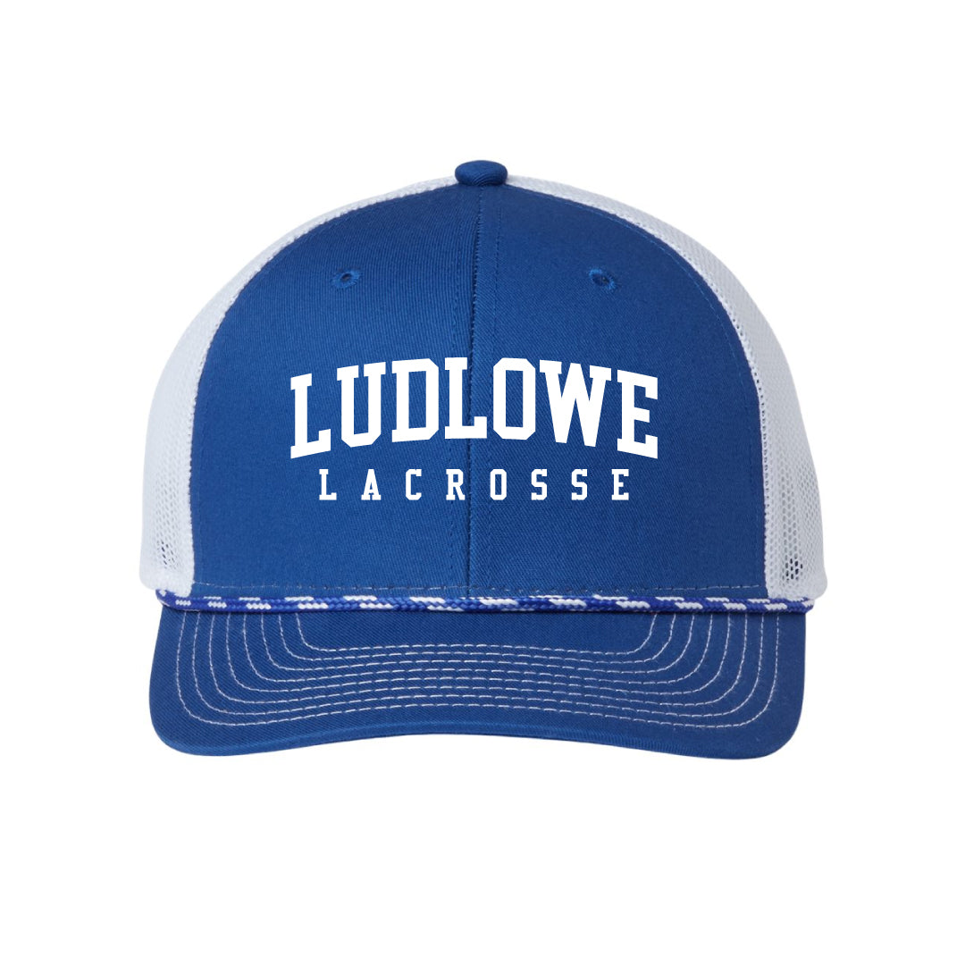 FL Girls Lacrosse Rope Trucker Hat Logowear FL Girls Lacrosse Royal