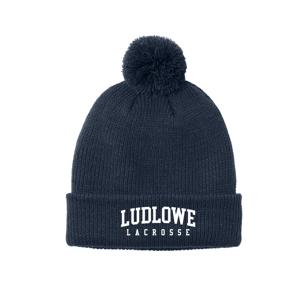 FL Girls Lacrosse Cozy Pom Beanie Logowear FL Girls Lacrosse
