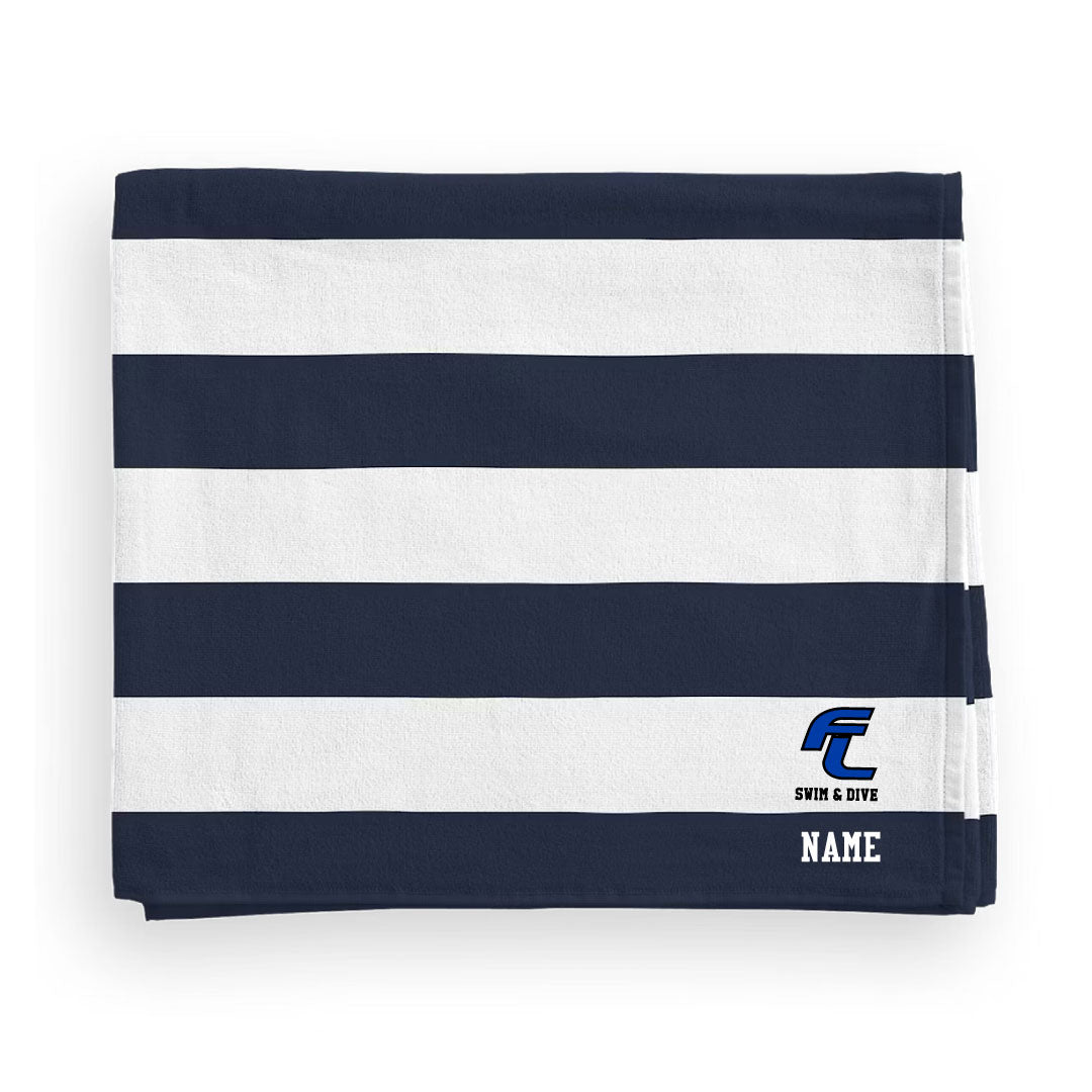 Ludlowe Girls Swim & Dive Towel Logowear Fairfield Ludlowe Girls Swim & Dive