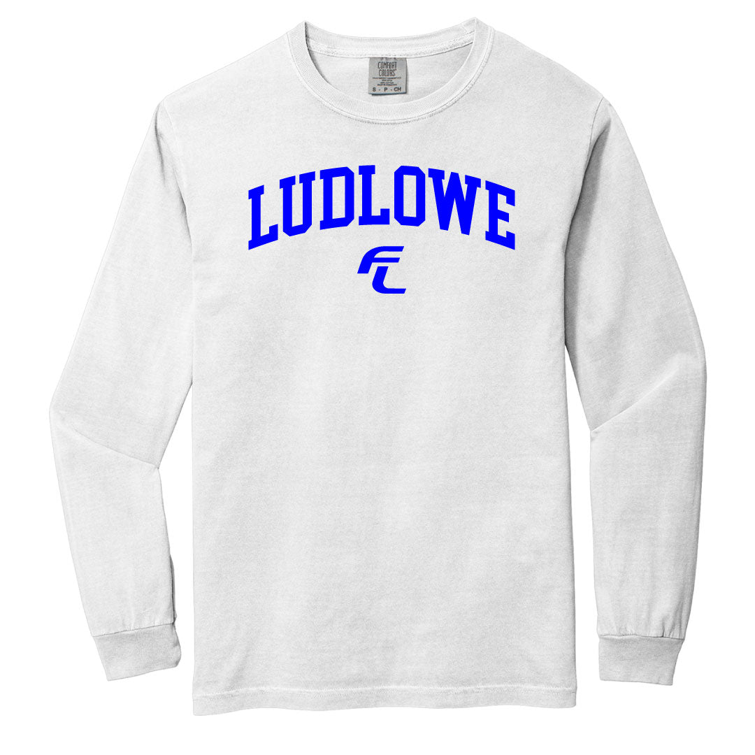 FL Store Beach Washed Cotton Long Sleeve Logowear FL Store White Adult S