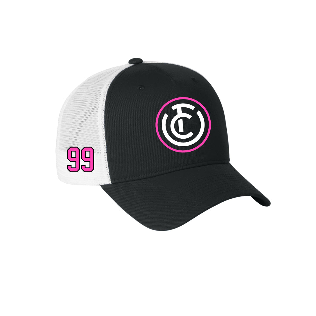 FCU Travel Baseball Nike Trucker Hat Logowear FCU Travel baseball Black/White