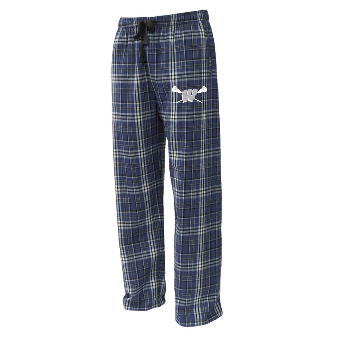 Westport PAL Girls Lacrosse Flannel Bottoms Logowear Westport PAL Girls Lacrosse Navy/White Youth S