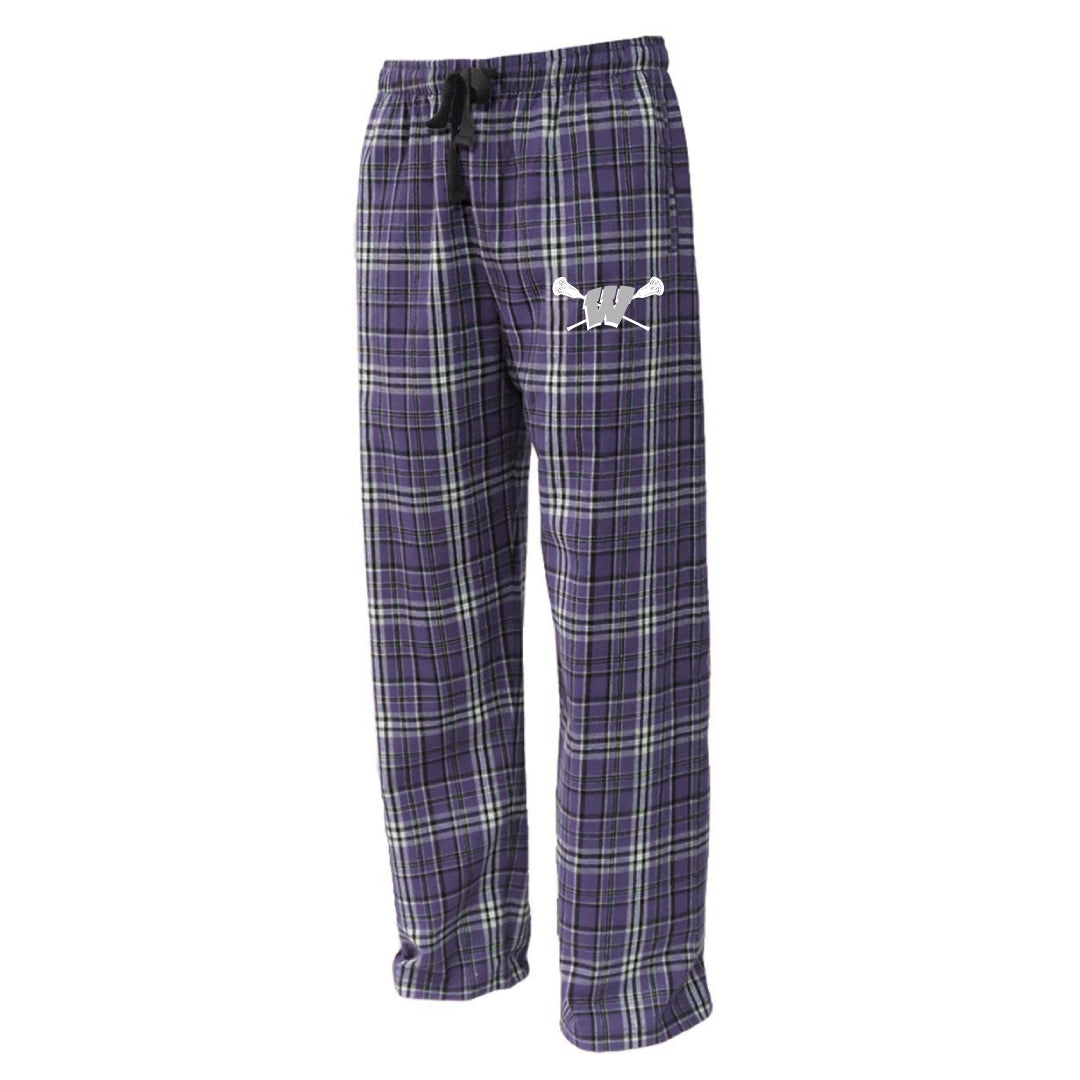 Westport PAL Girls Lacrosse Flannel Bottoms Logowear Westport PAL Girls Lacrosse Purple/White Youth S