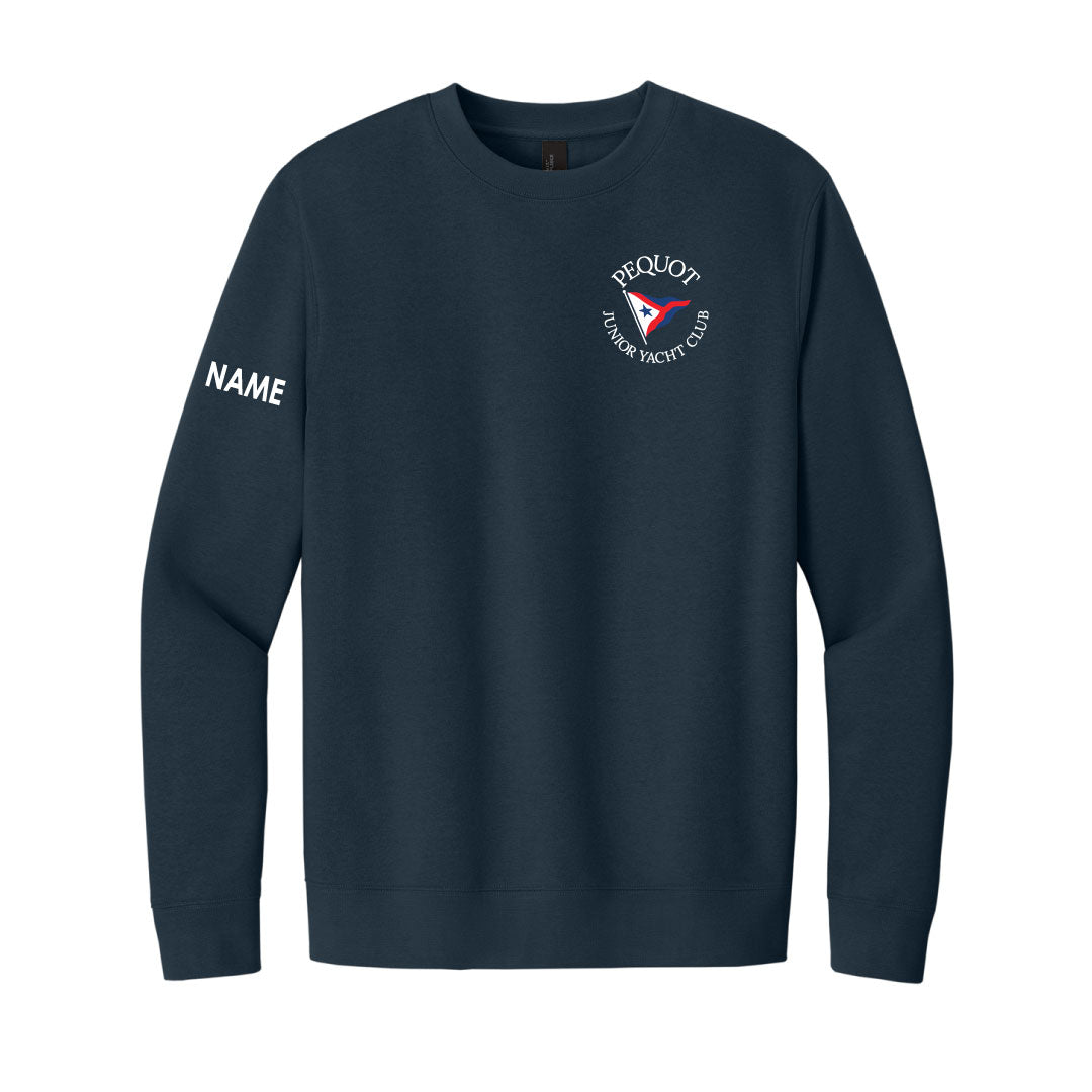 PYC Fleece Crewneck Logowear Pequot Yacht Club Navy Adult XS