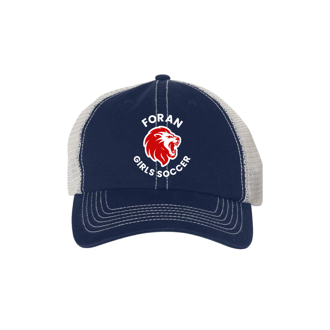 Foran Girls Soccer Trucker Hat Logowear Foran Girls Soccer