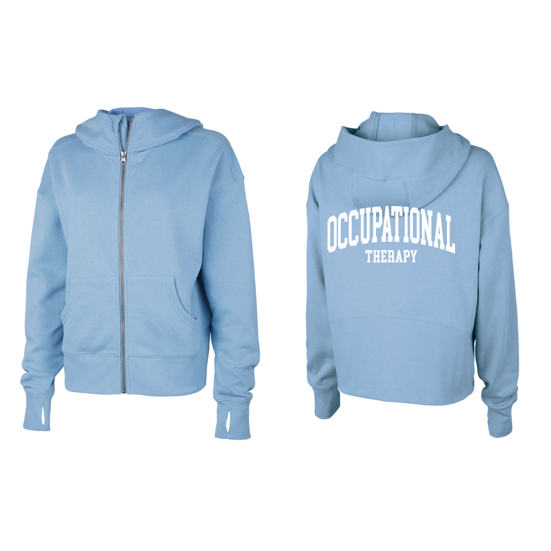 SHU OT Ladies Full Zip Hooded Sweatshirt