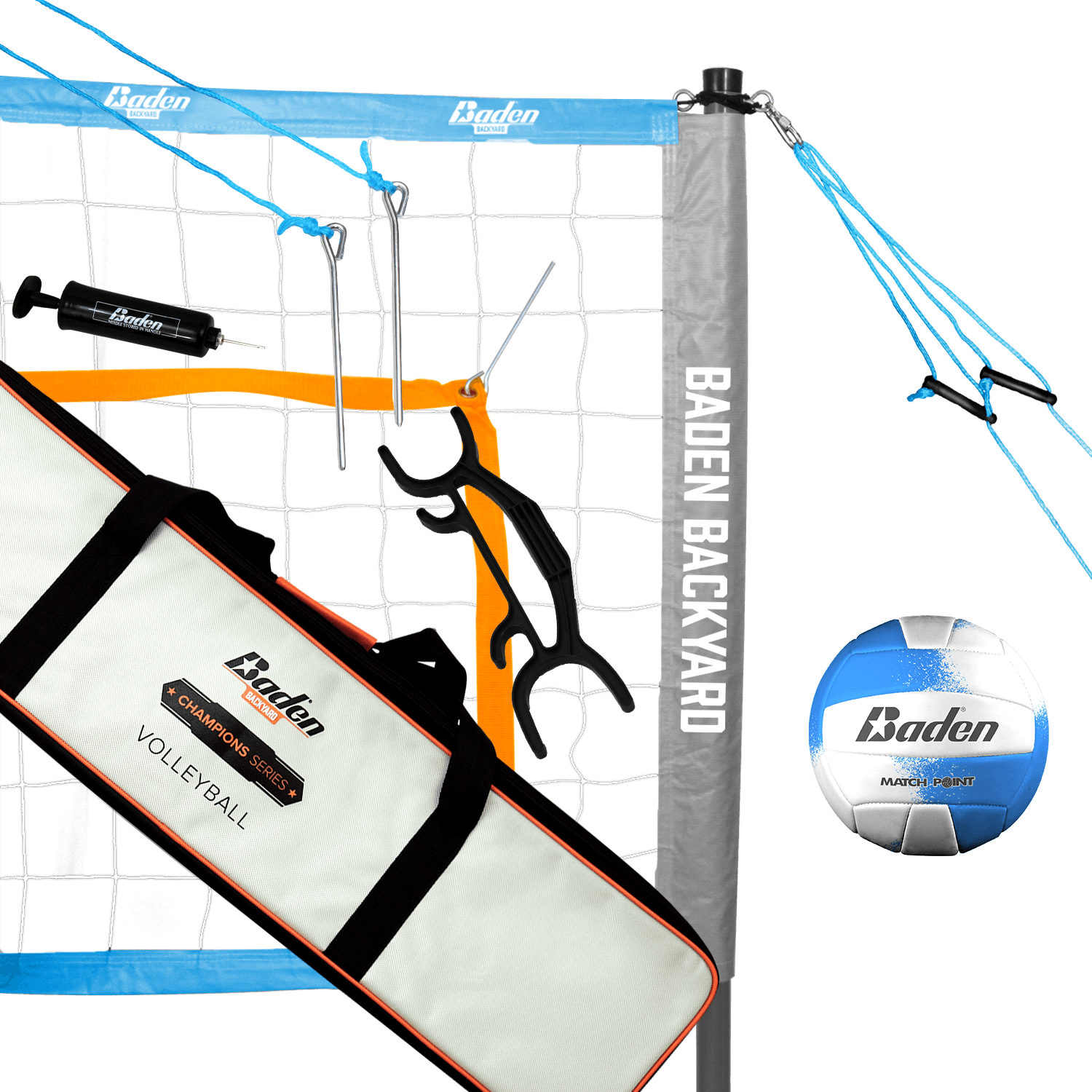 Baden Champions Series Volleyball Set Equipment Baden