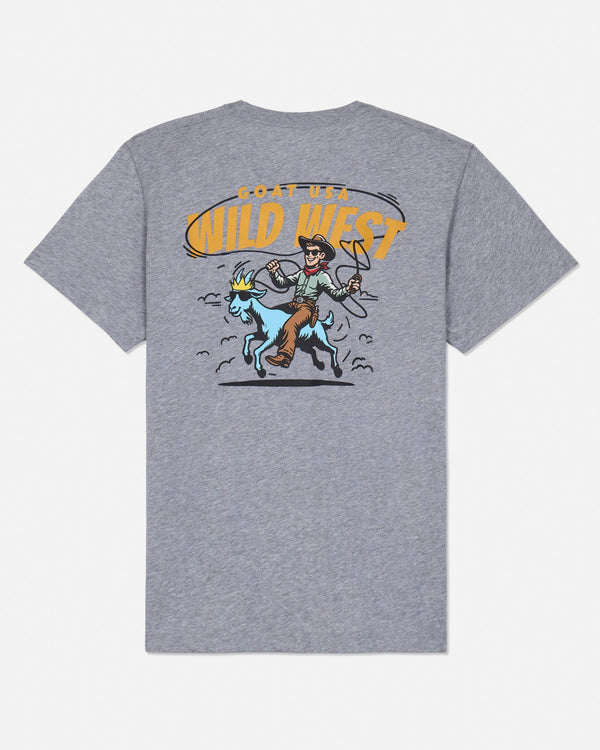 Goat USA Youth Wild Wild West T-Shirt Apparel Goat USA Gray Youth XSmall