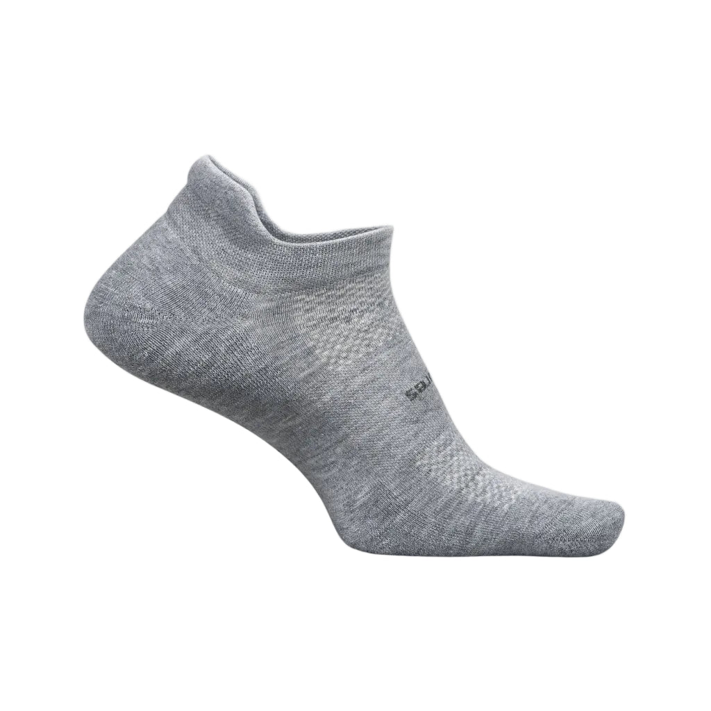Feetures High Performance Cushion No Show Tab Apparel Feetures Light Gray Large