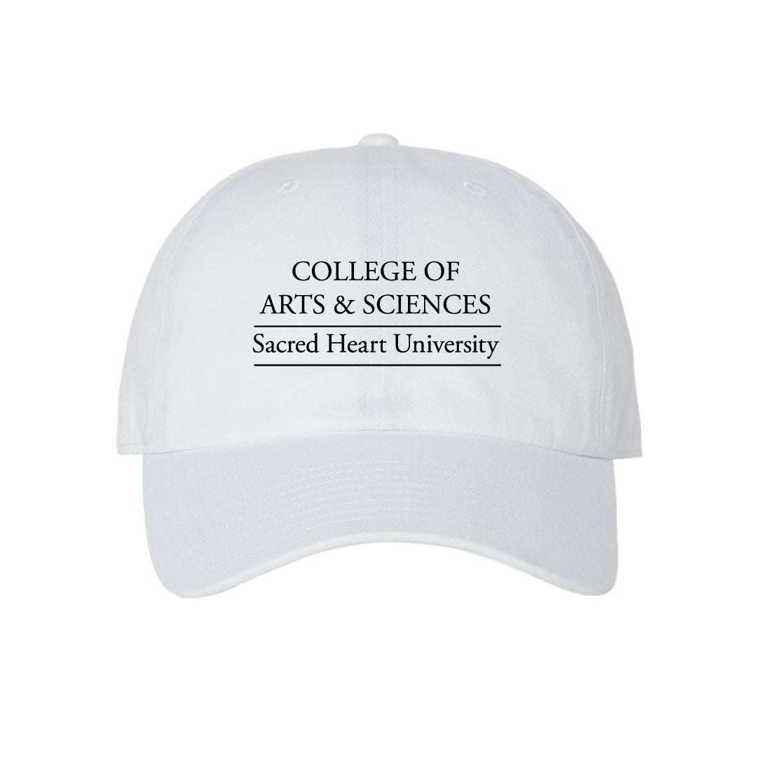 SHU College of Arts & Sciences Baseball Cap Logowear SHU College of Arts & Sciences White
