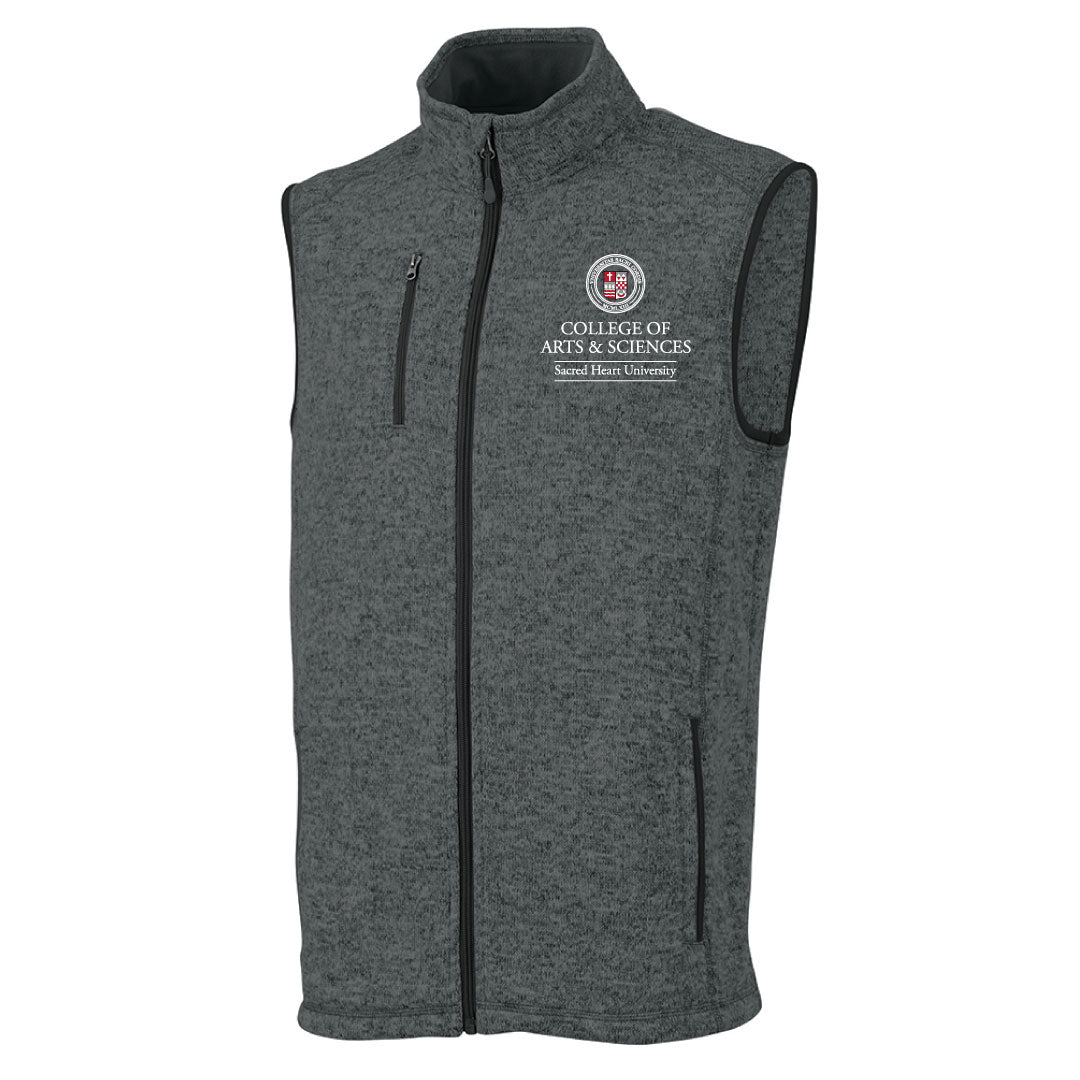 SHU College of Arts & Sciences Heathered Fleece Vest