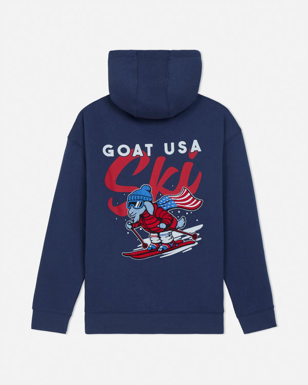 Goat USA Youth Shred Hooded Sweatshirt Apparel Goat USA Navy Youth XSmall