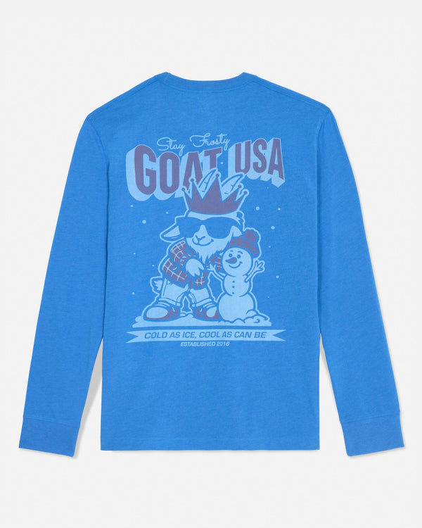 Goat USA Youth Stay Frosty Long Sleeve T-Shirt Apparel Goat USA Royal Youth XSmall