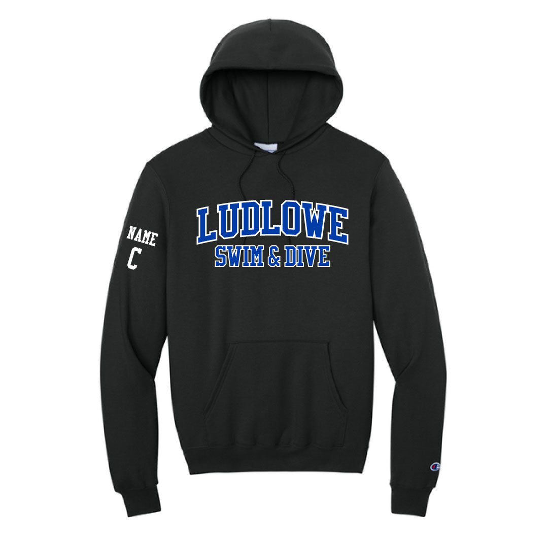Ludlowe Girls Swim & Dive Champion Hooded Sweatshirt
