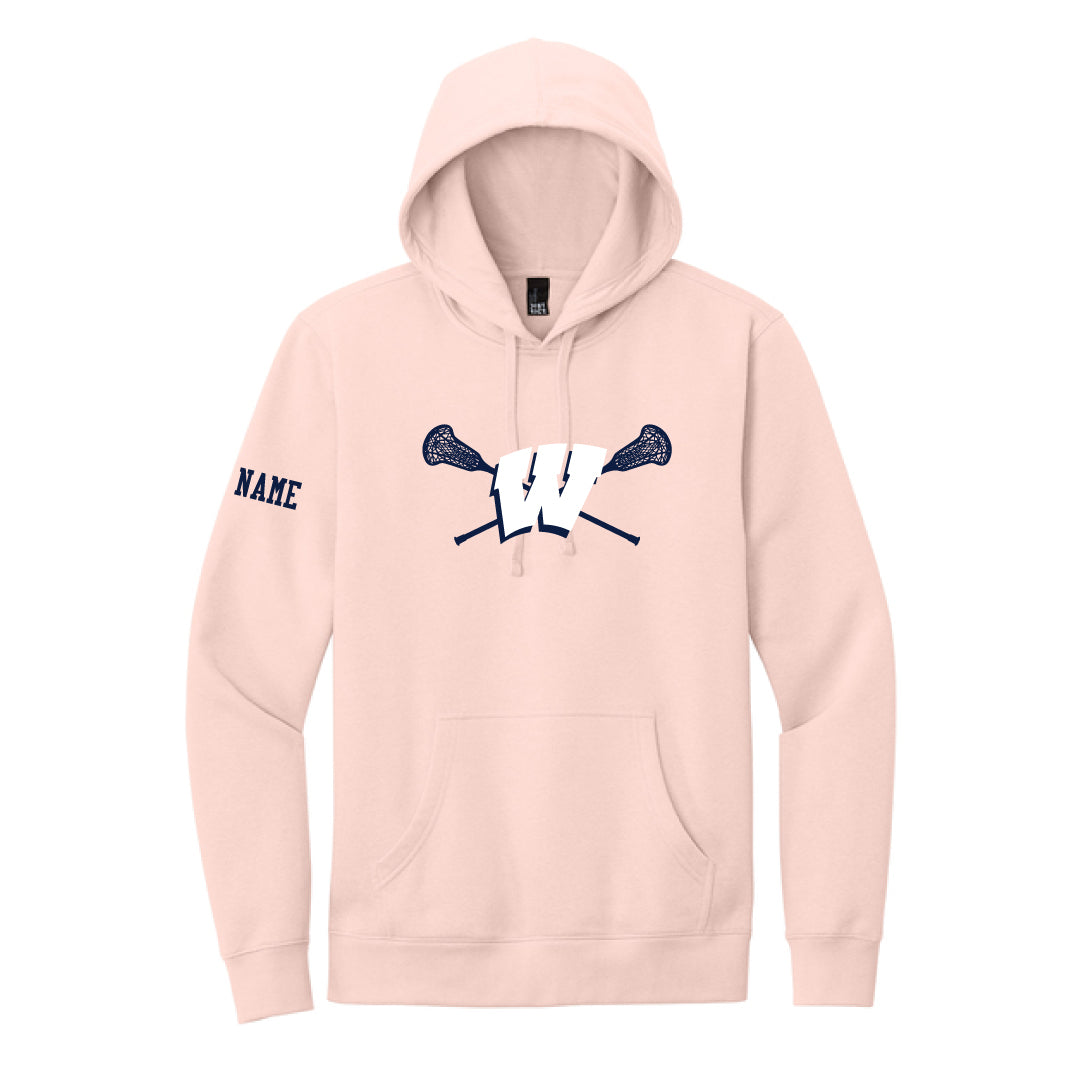 Westport PAL Girls Lacrosse Hooded Sweatshirt Logowear Westport PAL Girls Lacrosse Rosewater Youth S