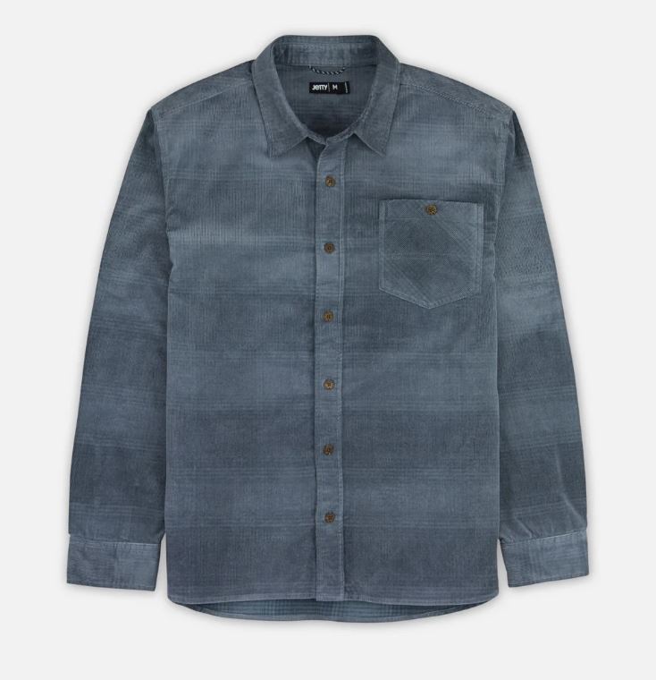 Jetty Men's Shoals Corduroy Shirt Apparel Jetty Blue Small